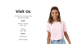 Visit Dreadlocks Salon - Example Of Static Website