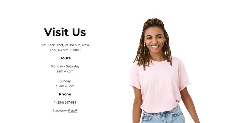 Visit dreadlocks salon Webflow Template Alternative