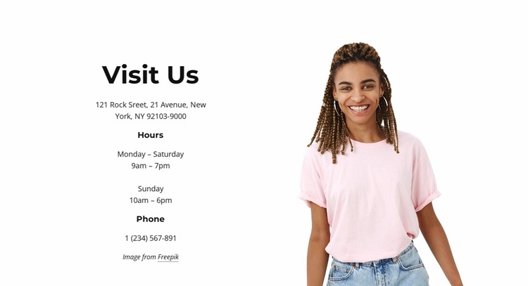 Visit dreadlocks salon Website Template