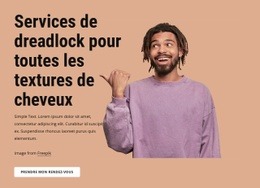 Services De Dreadlocks Pour Toutes Les Textures De Cheveux - HTML Website Maker