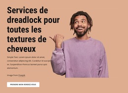 Services De Dreadlocks Pour Toutes Les Textures De Cheveux - Thème WordPress Gratuit