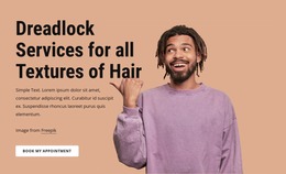 Dreadlock Services For All Textures Of Hair - HTML Website Maker