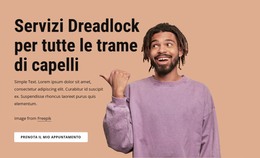 Servizi Dreadlock Per Tutte Le Trame Di Capelli - Download Del Modello HTML