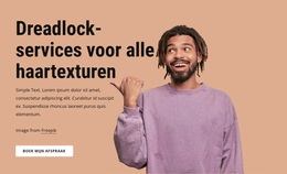 Dreadlock-Services Voor Alle Haartexturen - Gratis WordPress-Thema