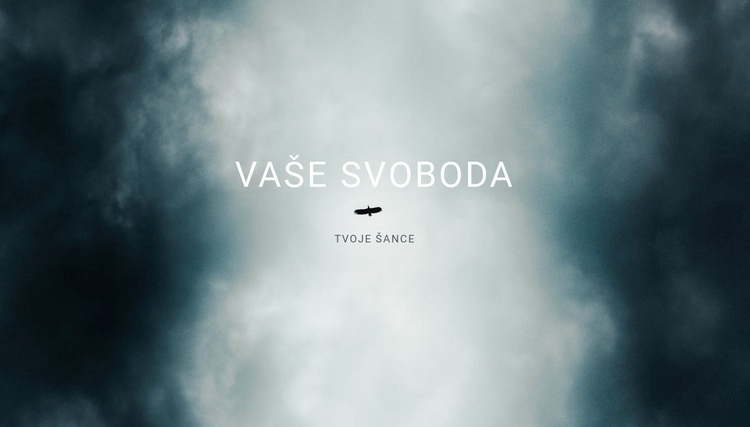 vaše svoboda Šablona HTML