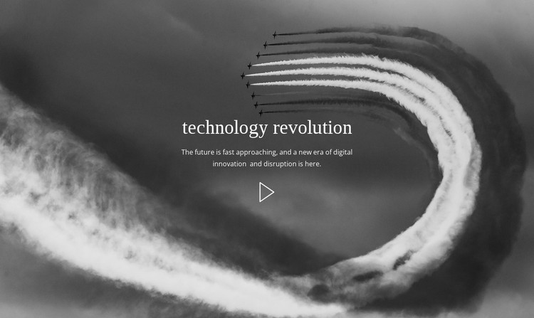 Technology  revolution CSS Template