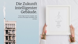 Ein Exklusives Website-Design Für Intelligente Gebäude
