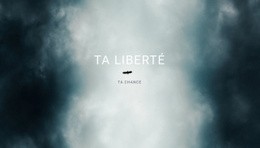 Ta Liberté - Glisser-Déposer Un Modèle De Page