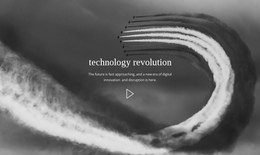 Technology Revolution - Custom One Page Template