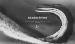 Teknoloji Devrimi - Modern Web Şablonu