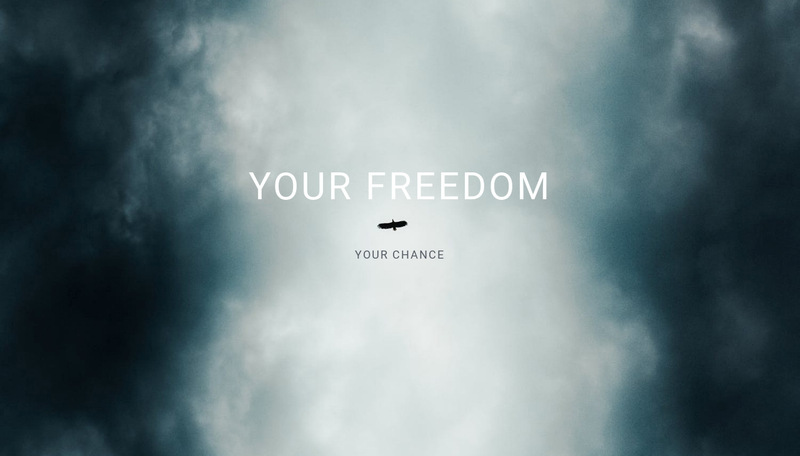 your freedom  Wix Template Alternative