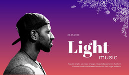 Light Music In Club - HTML Template