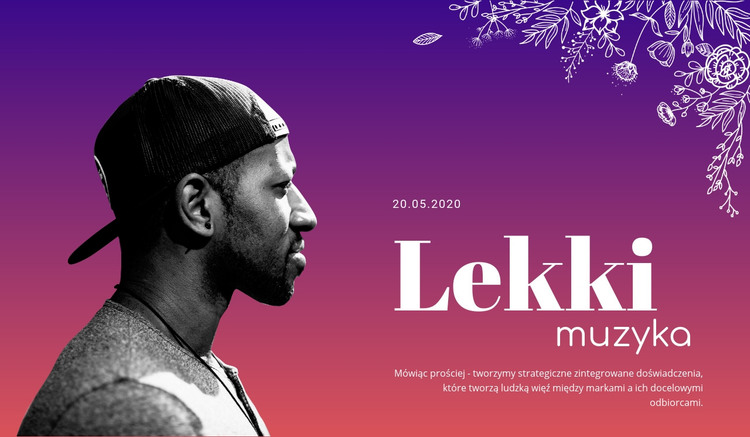 Lekka muzyka w klubie Szablon HTML