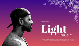 Light Music In Club - Responsive WordPress Theme