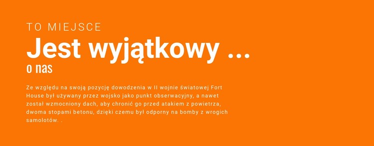 Nagłówki o różnych rozmiarach i treści Szablon CSS