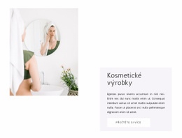 Krémy Pro Péči O Pleť – Jednoduchá HTML Šablona