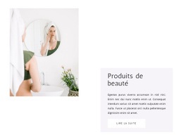 Crèmes De Soin De La Peau - Modèle HTML5