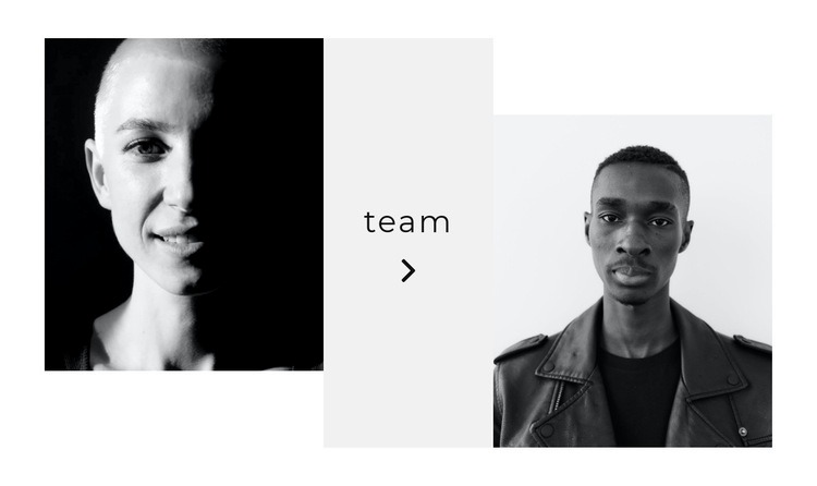 See the whole team Homepage Design