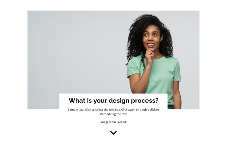 Organization process Homepage Design