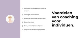 Lijst Van Onze Voordelen - Professioneel Websiteontwerp