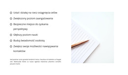 Szablon CSS Dla Dobrze Uformowana Lista