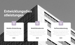 Premium-Website-Design Für Drei Punkte Am Werk