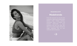 Modetrends Am Strand – Benutzerfreundliches WordPress-Theme