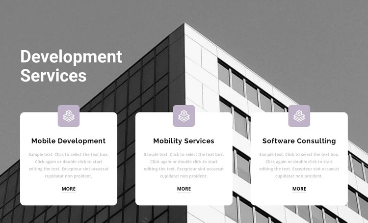 Three points at work HTML Template