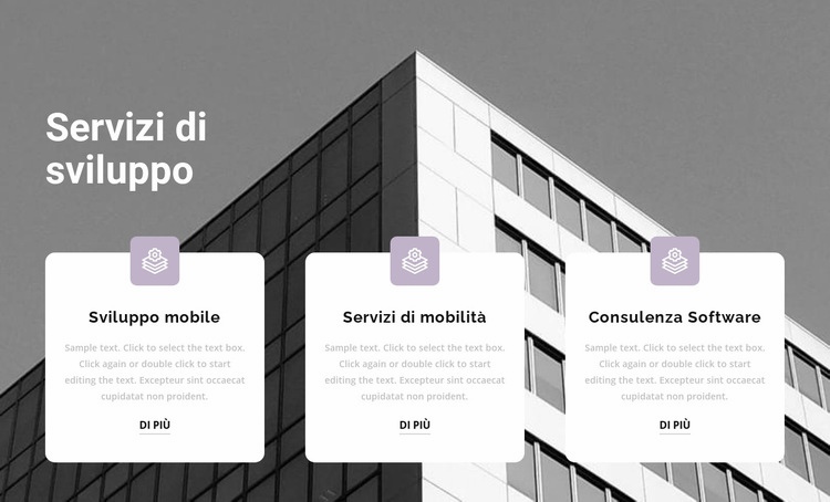 Tre punti al lavoro Progettazione di siti web