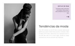 Ideias De Moda Para O Desfile Modelo De Layout CSS