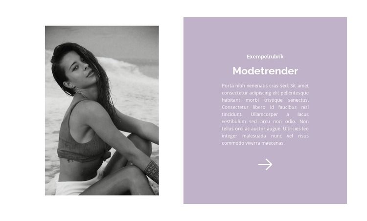 Strandmodetrender WordPress -tema