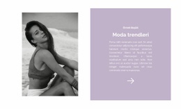 Plaj Modası Trendleri - Duyarlı HTML5 Şablonu