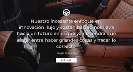 Carro De Lujo - HTML Web Page Builder