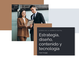 Diseño, Contenido, Marketing - Plantilla De Sitio