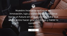 Plantilla HTML5 Exclusiva Para Carro De Lujo