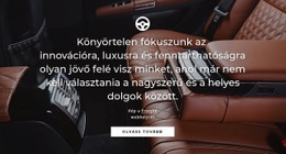 Luxus Autó WordPress Logisztikai