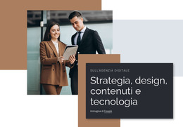 Design, Contenuti, Marketing - Modello Di Sito