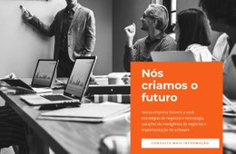 Nós Criamos Futuro Modelo De Página Única