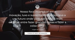 Modelo HTML5 Exclusivo Para Carro De Luxo