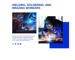 Website Design For Welding, Soldering And Brazing, Workers