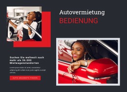Autovermietung - HTML-Vorlagen-Download