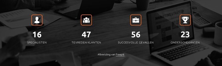 Ontwerp van bedrijfsprestaties WordPress-thema