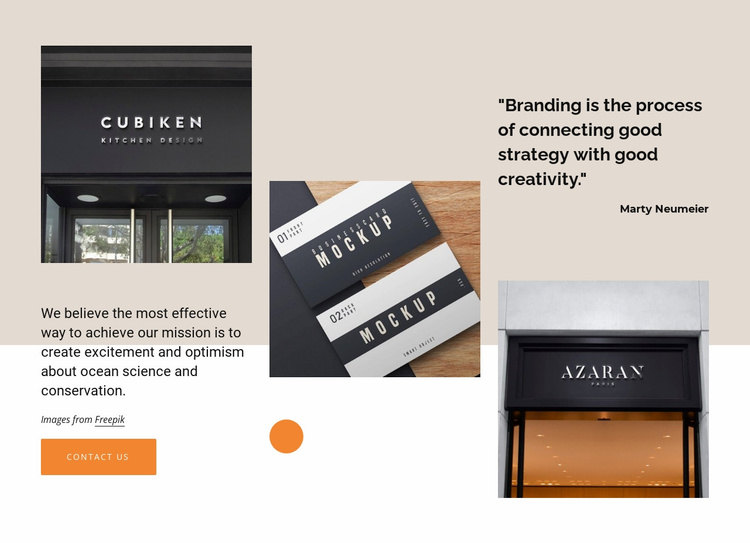Good branding strategy eCommerce Template