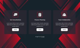 Services On Abstract Background Free CSS Website