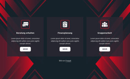 Neues Design Für Dienstleistungen Auf Abstraktem Hintergrund