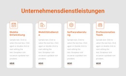 Unternehmensdienstleistungen - Create HTML Page Online