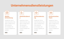 Unternehmensdienstleistungen - Kostenlose HTML5-Theme-Vorlagen