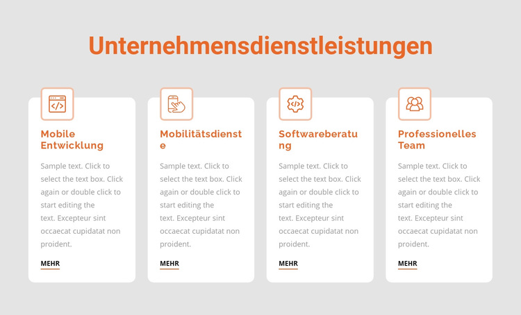 Unternehmensdienstleistungen WordPress-Theme