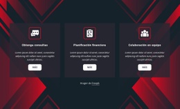 Servicios Sobre Fondo Abstracto - Página De Destino Gratuita