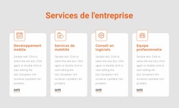 Créateur De Site Web Gratuit Pour Services Aux Entreprises